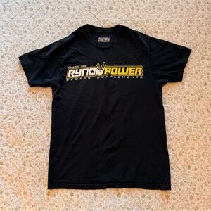 Ryno Power men’s black cotton t-shirt